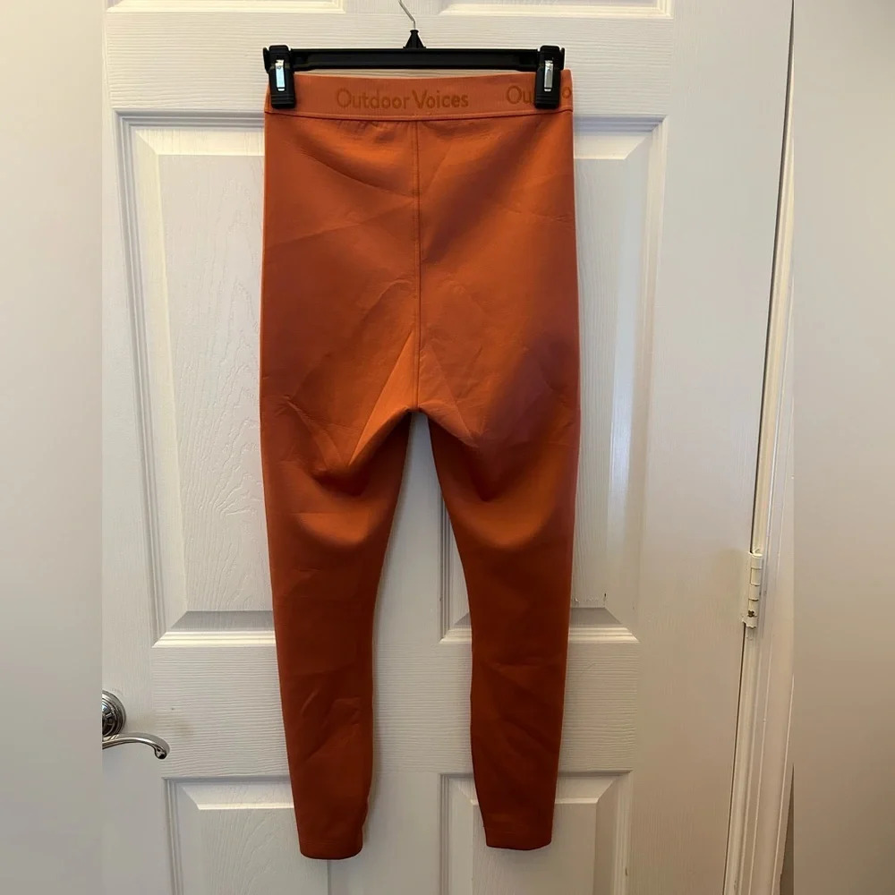 Outdoor Voices Burnt Orange Smooth Leggings small - Picture 4 of 7